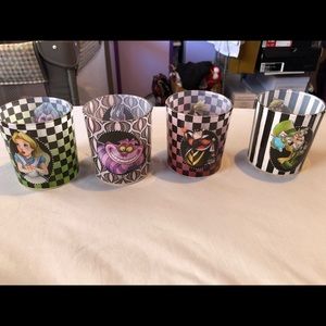 Disney Alice in Wonderland candle cups